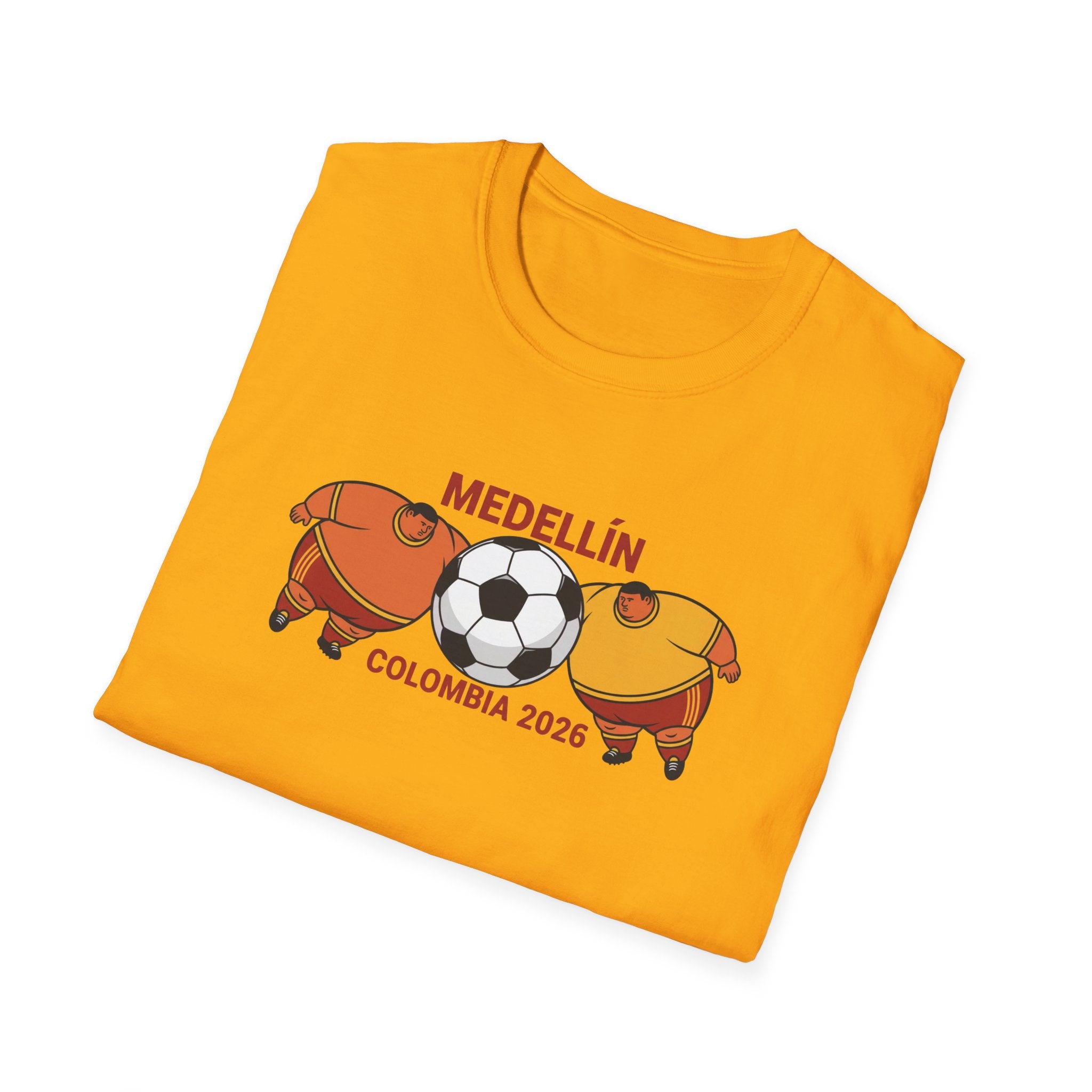 Medellín Colombia 2026 Soccer T-Shirt – Football Dolphins Graphic Tee