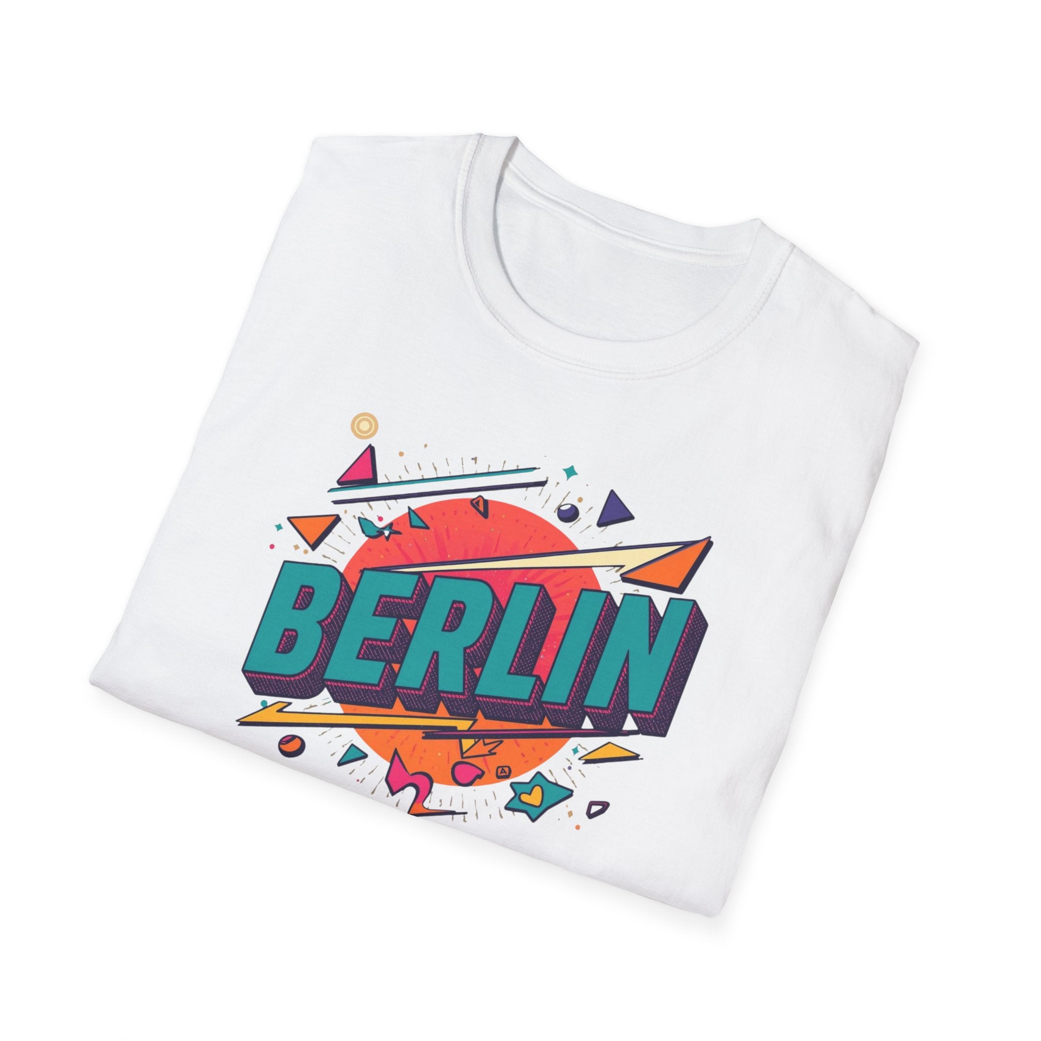 Berlin Retro Graphic T-Shirt — Colorful Vintage City Tee