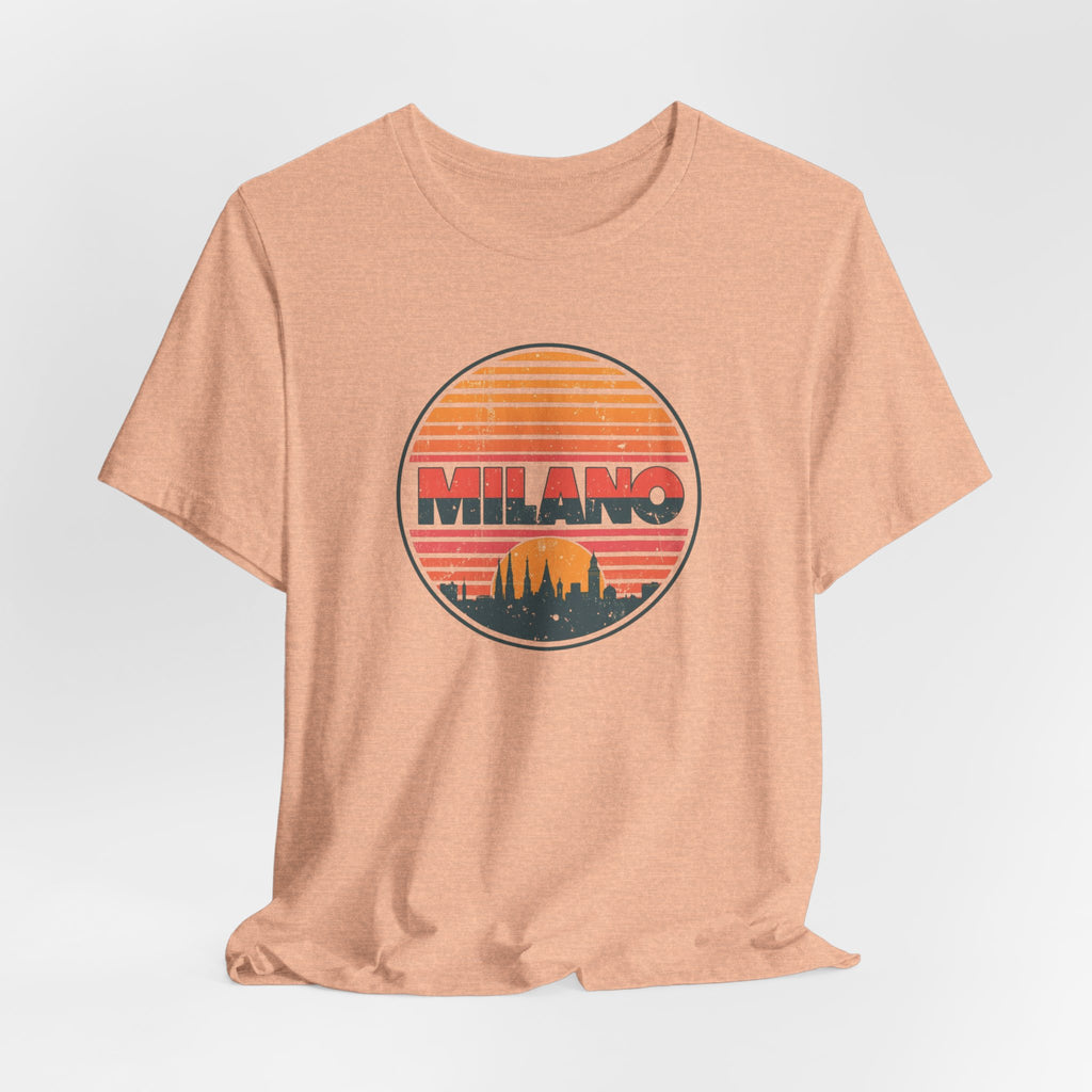 Milano Retro Sunset Tee — Vintage Italy Travel T‑Shirt