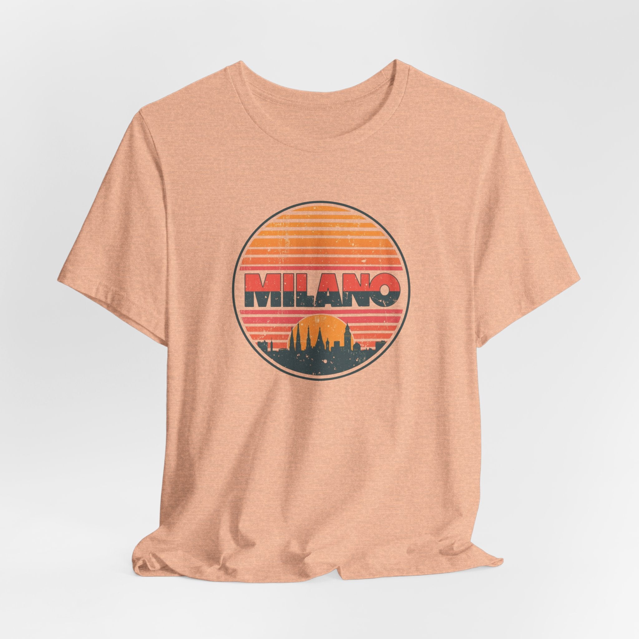 Milano Retro Sunset Tee — Vintage Italy Travel T‑Shirt