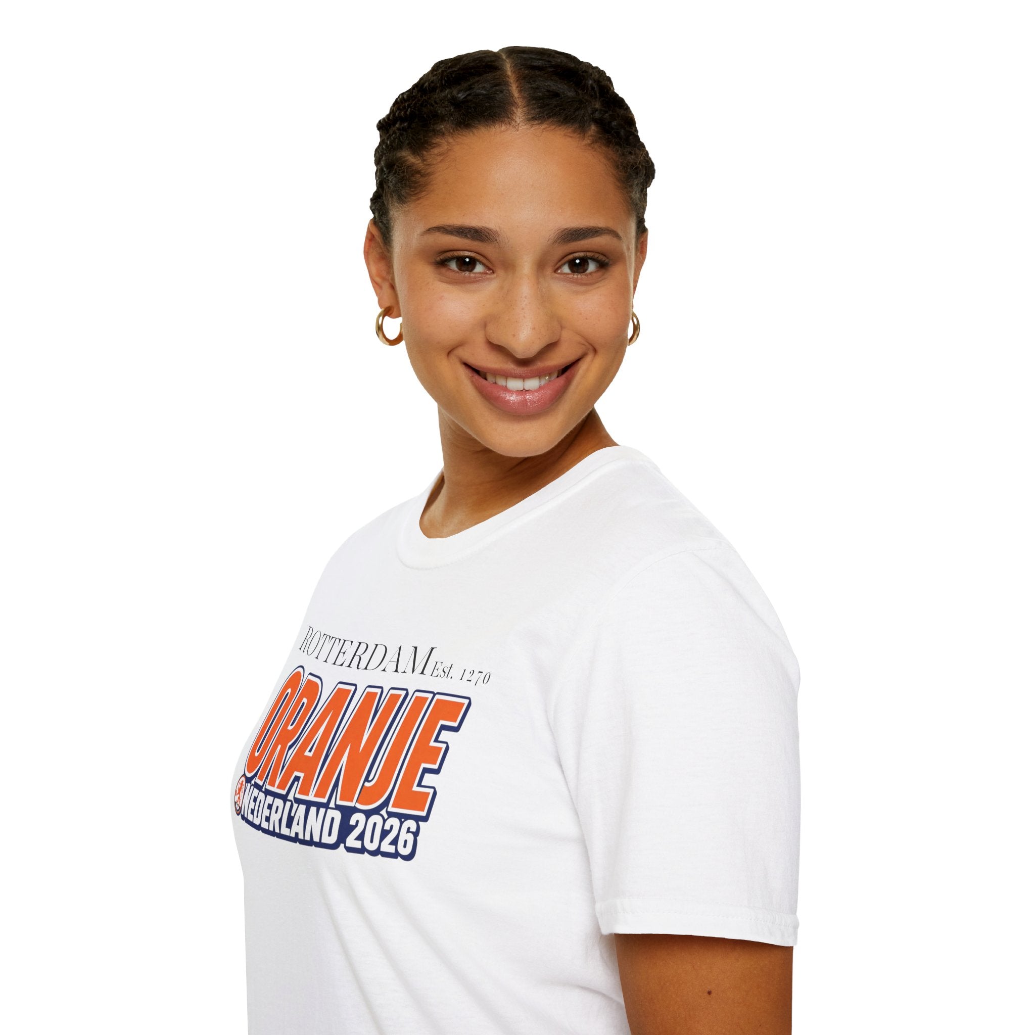 Oranje Nederland 2026 T-Shirt — Rotterdam Football Fan Tee