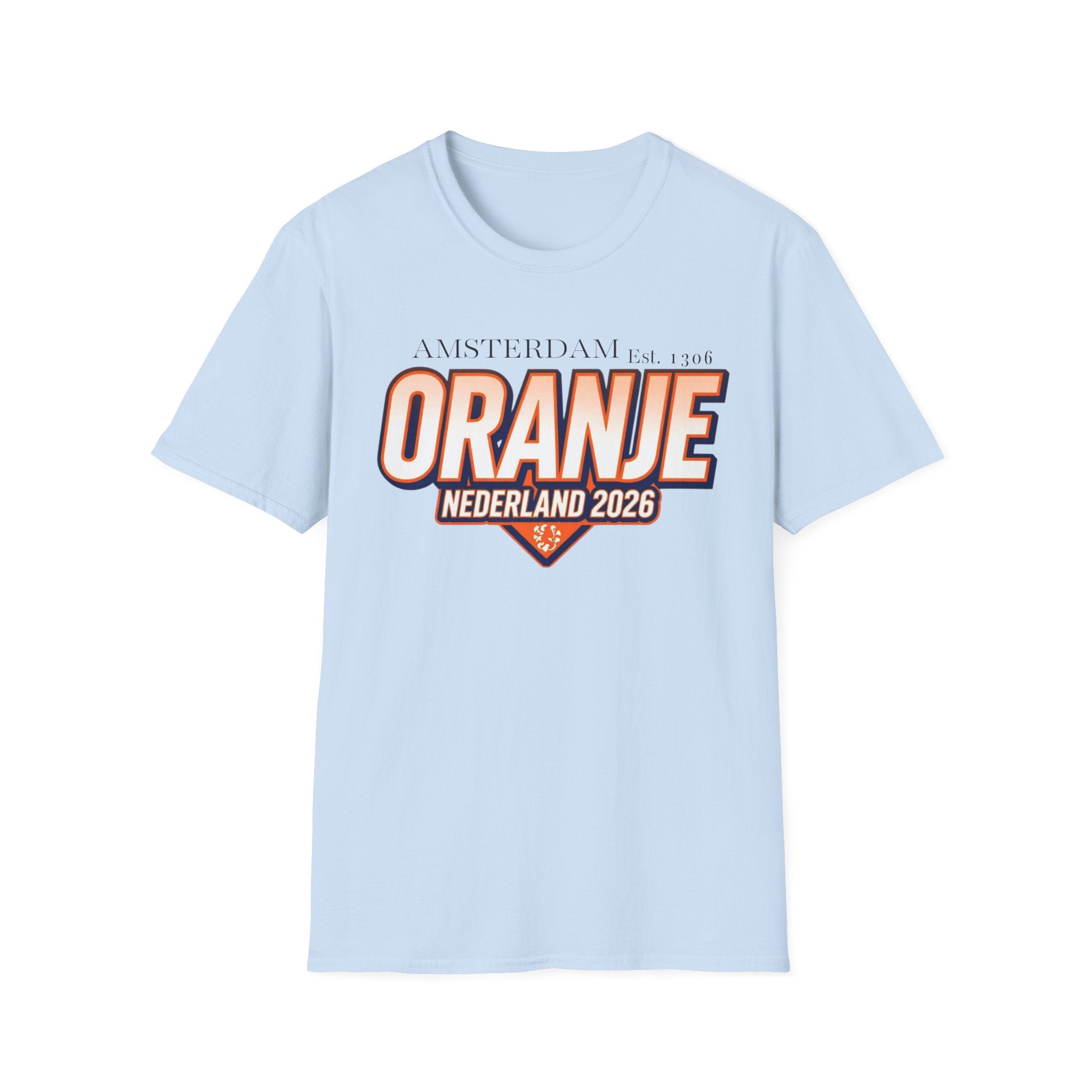 Oranje Nederland 2026 T-Shirt – Amsterdam Football Fan Tee