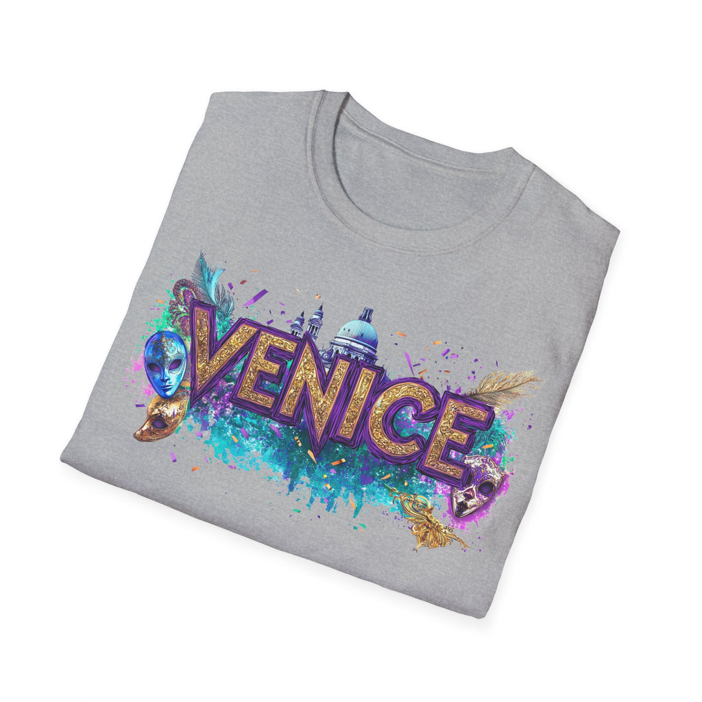 Venice Watercolor Splash T-Shirt | Venice Italy Travel Souvenir