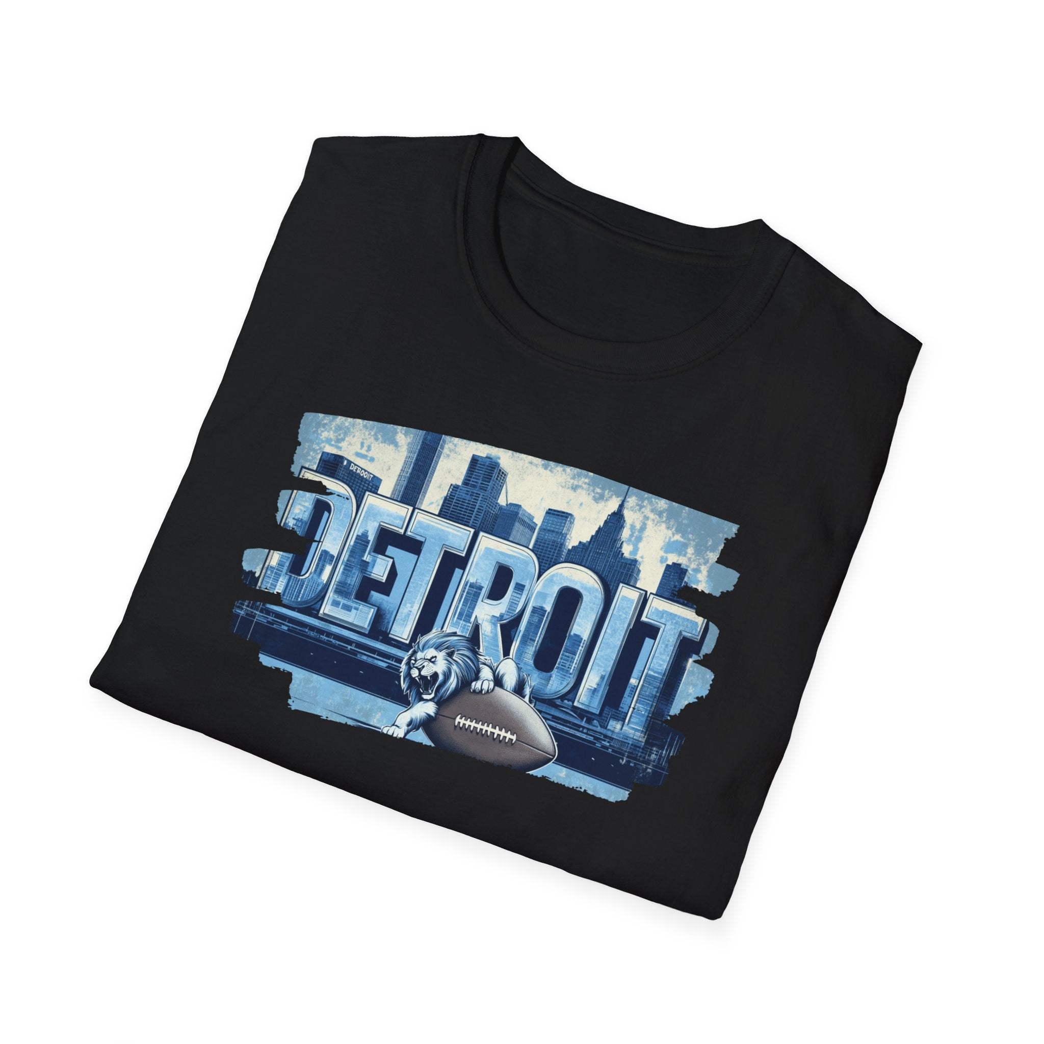 Detroit Skyline Graphic Tee | Detroit City Map, Urban Motor City
