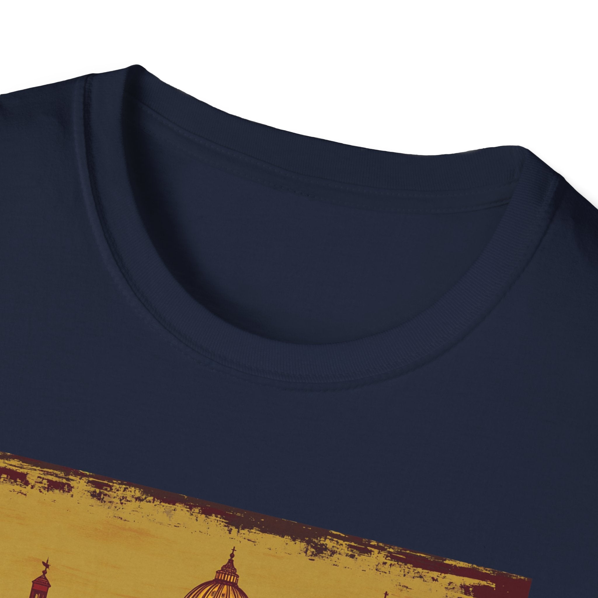 Rome skyline vintage postcard T-Shirt | Roman landmarks travel tee