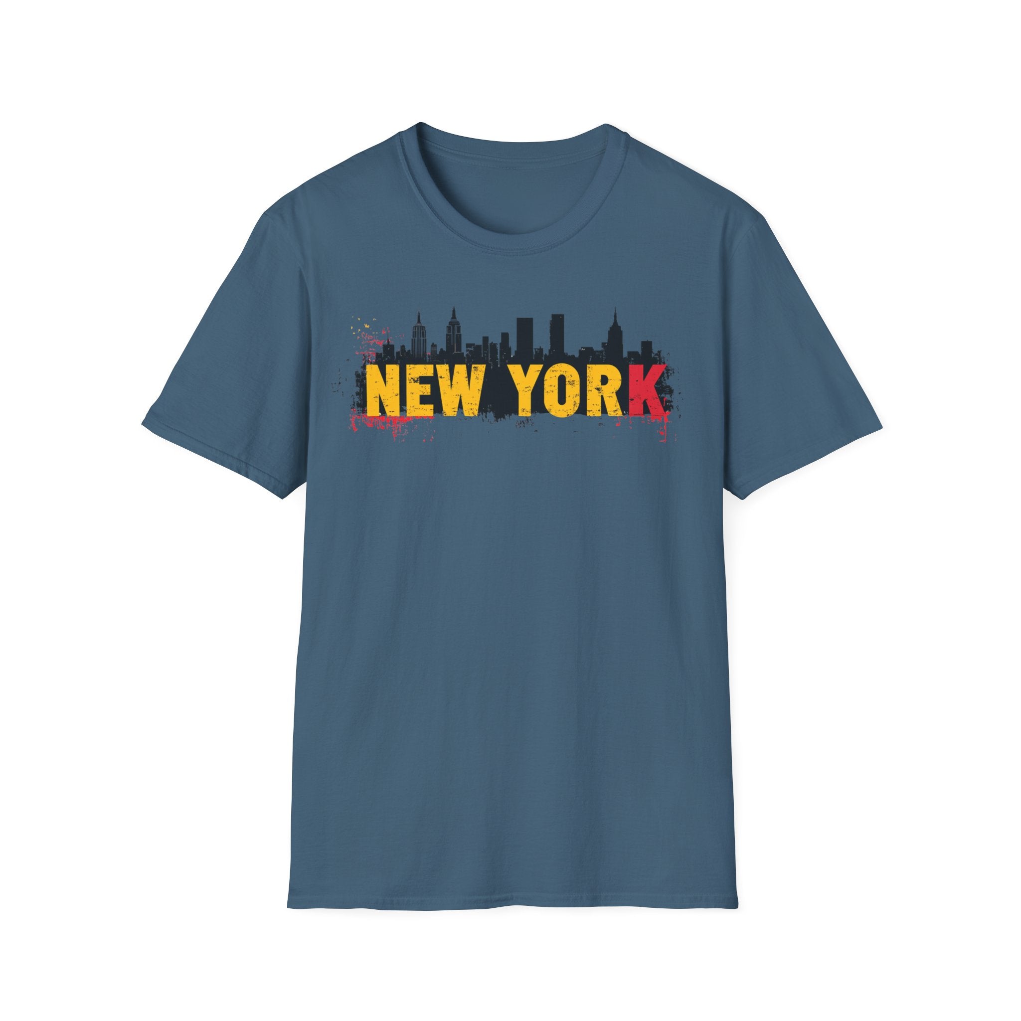 New York skyline graffiti T-Shirt | NYC skyline urban street art