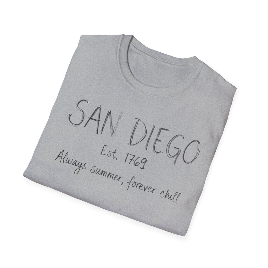 San Diego Est. 1769 "Always Summer, Forever Chill" T-Shirt