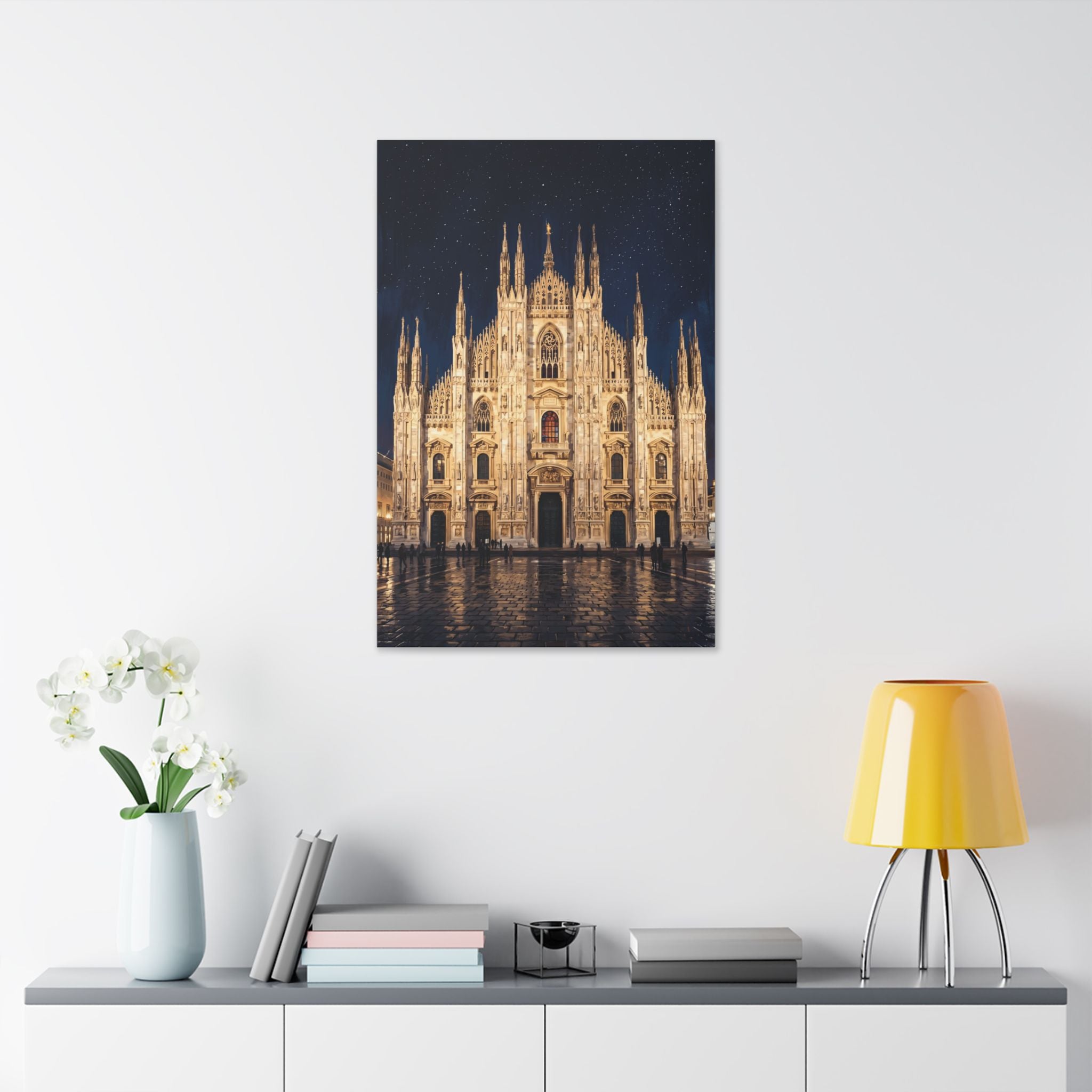 Duomo di Milano Nightscape Canvas