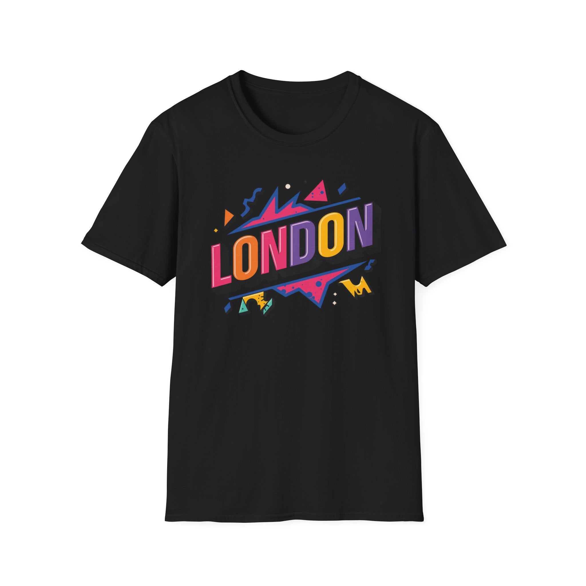 London Pop Art T-Shirt — Colorful Retro City Graphic Tee