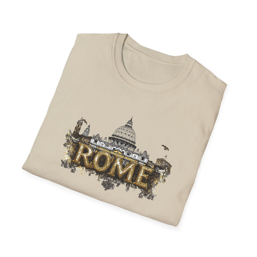 Rome skyline graphic T-Shirt | Rome travel souvenir, Colosseum Vatican design