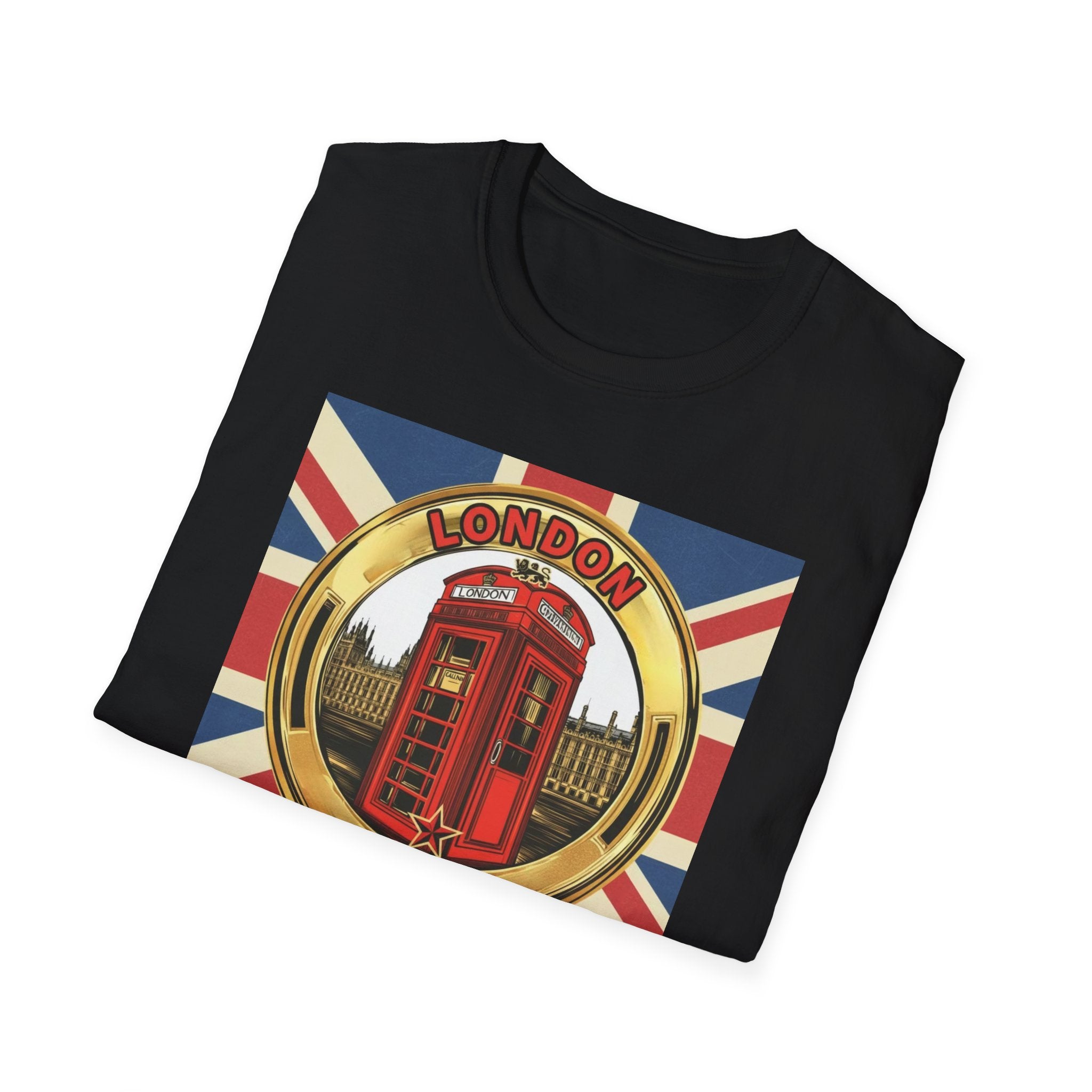 London Phone Booth T-Shirt World Cup 2026 — Vintage Union Jack Travel Supporters Tee