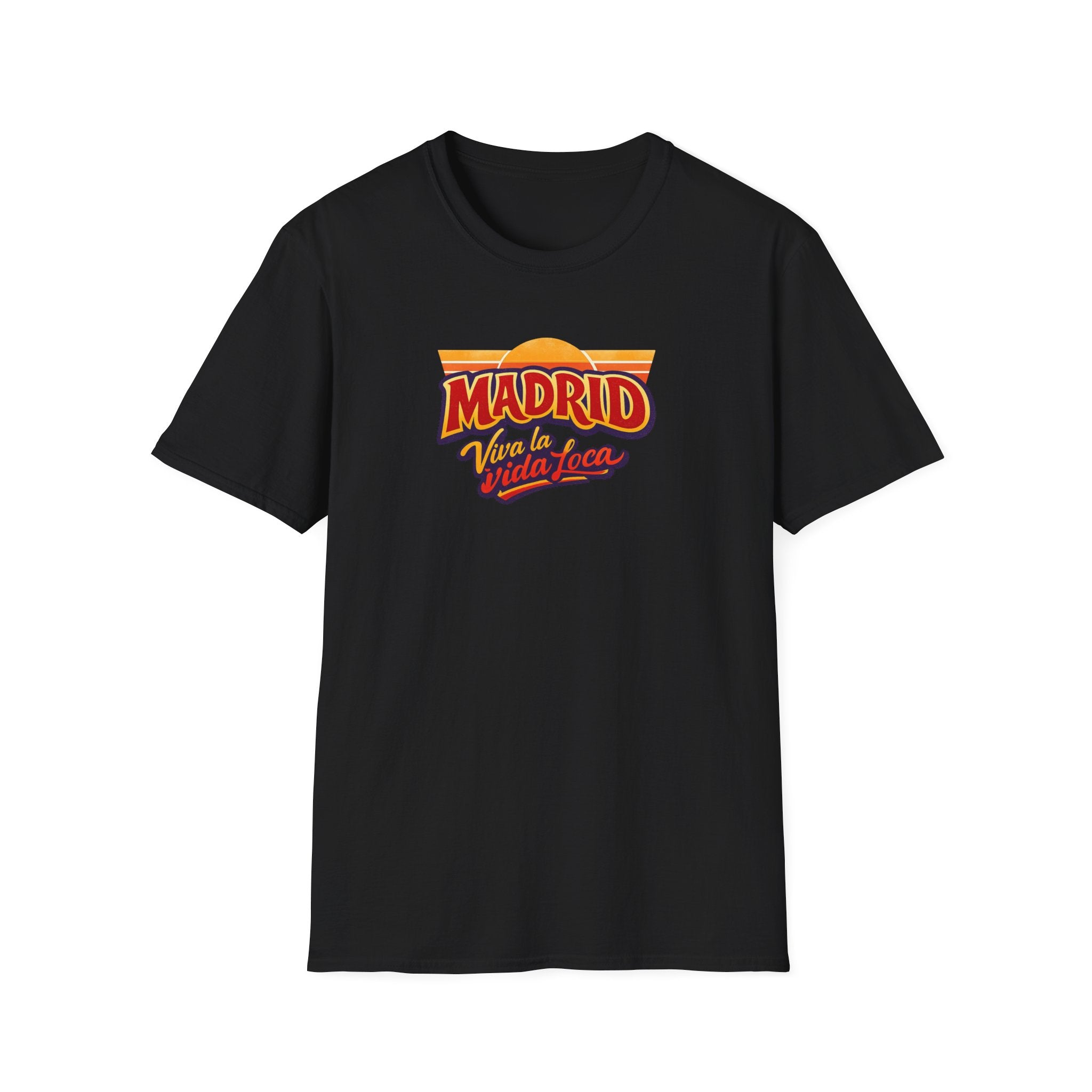 Madrid Viva La Vida Retro Graphic T-Shirt