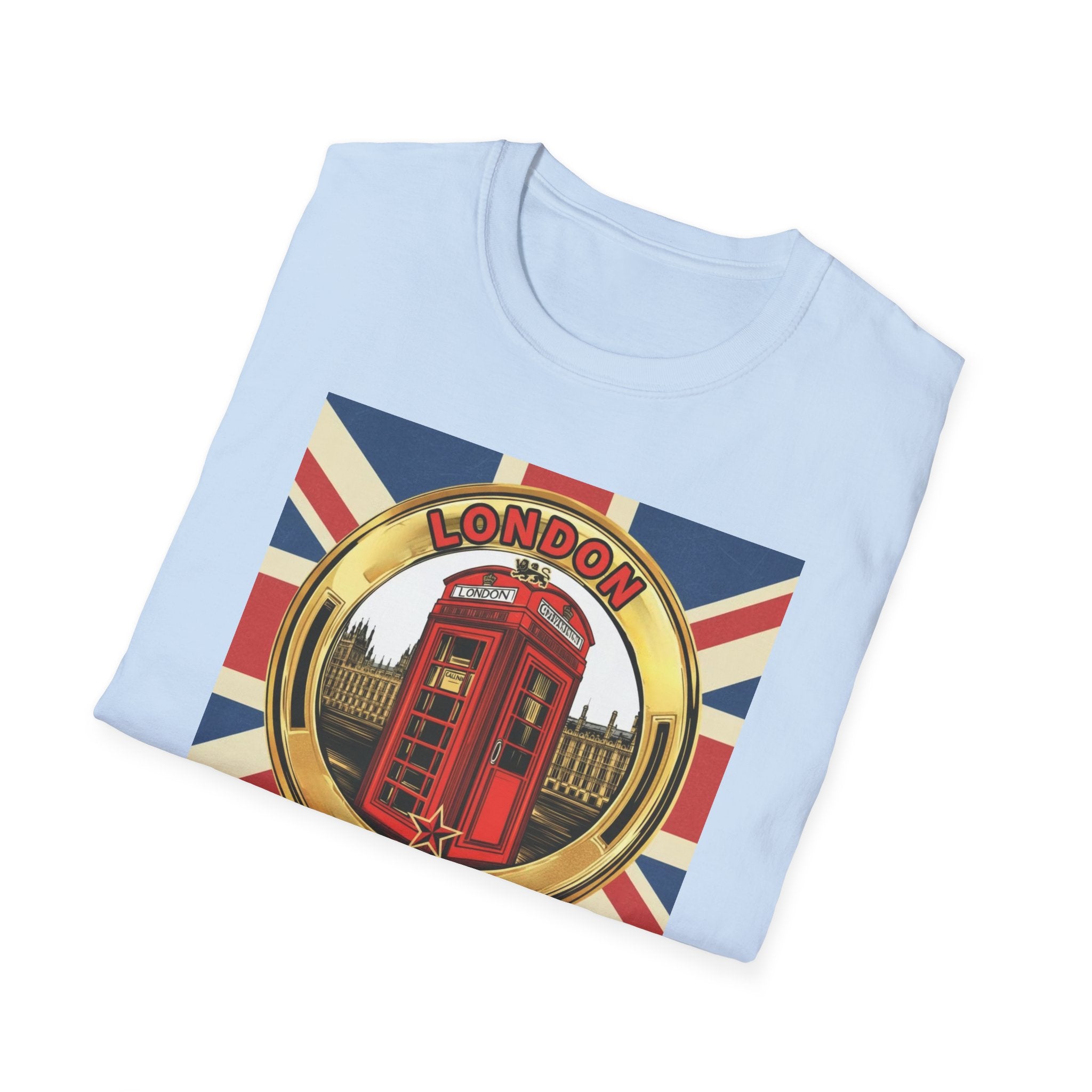 London Phone Booth T-Shirt World Cup 2026 — Vintage Union Jack Travel Supporters Tee