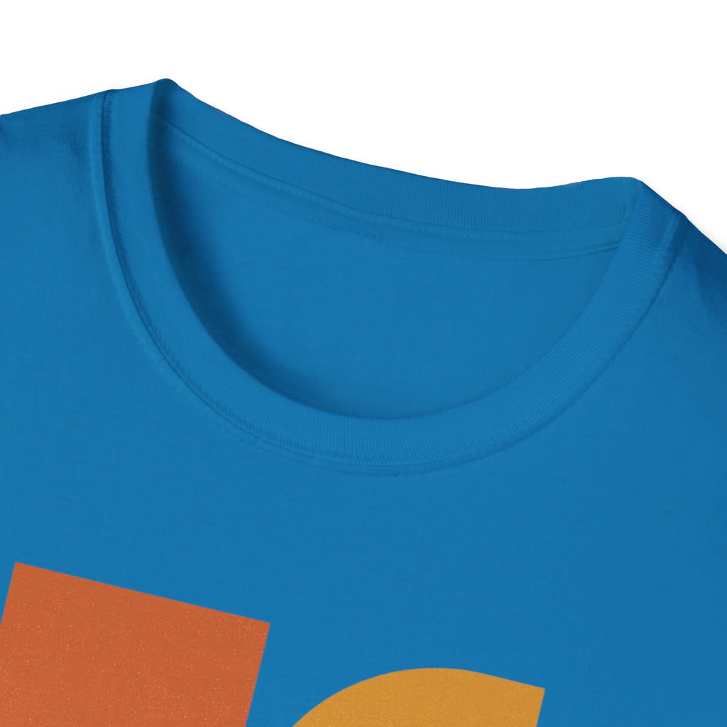 Retro Chicago Square Logo T-Shirt | Mid-Century City Design