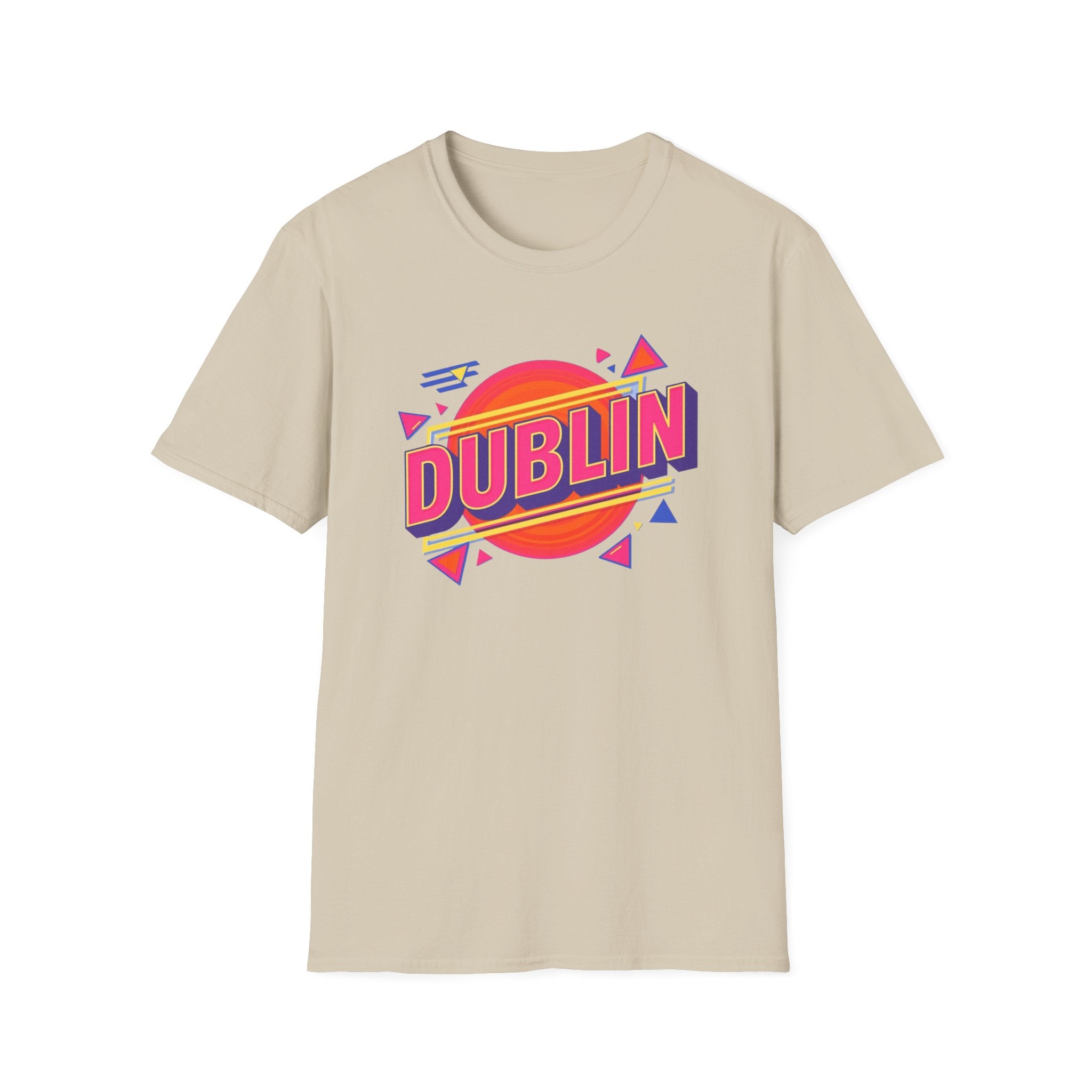 Dublin Retro 3D Unisex Softstyle T-Shirt