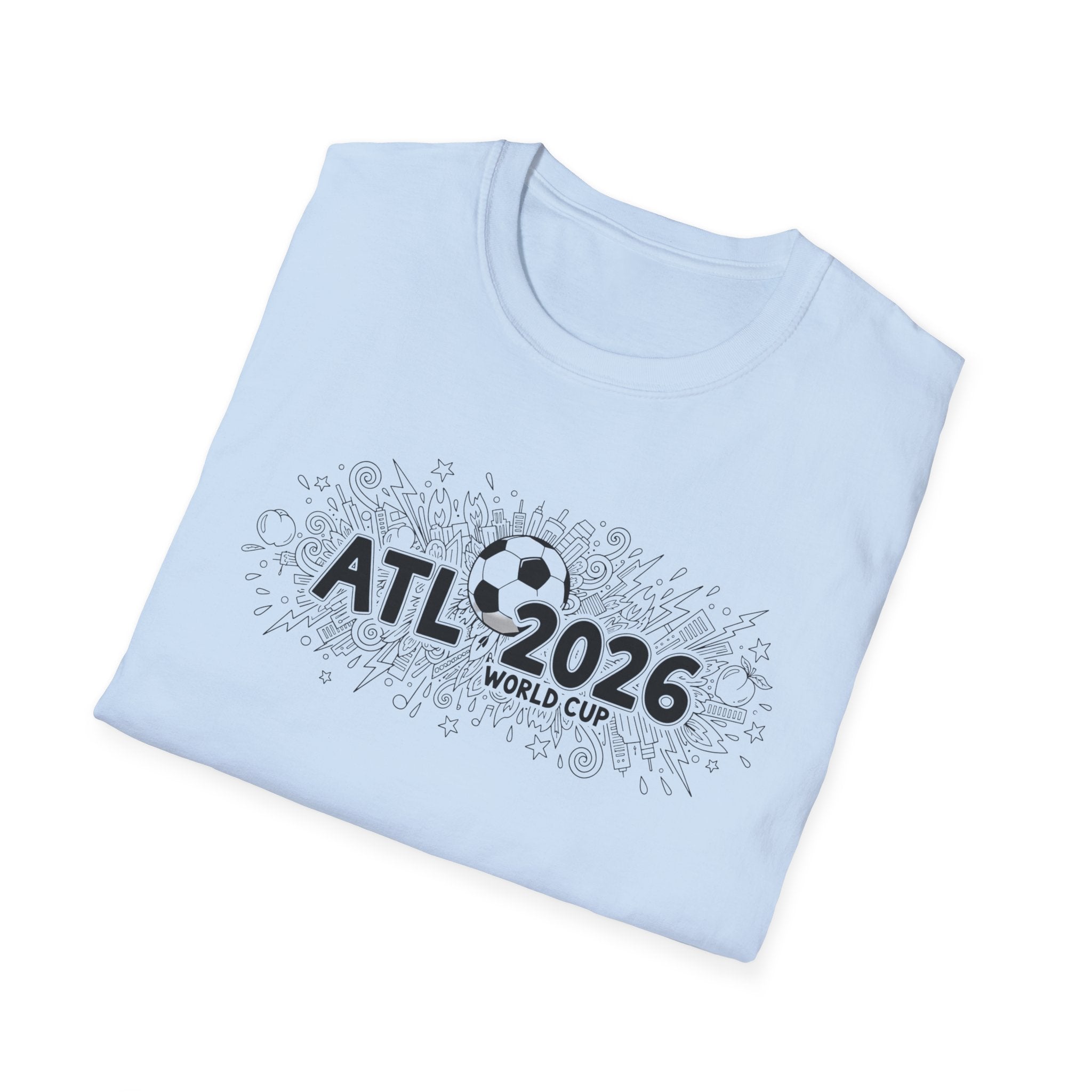 ATL 2026 World Cup Soccer T-Shirt — Atlanta Football Fan Tee