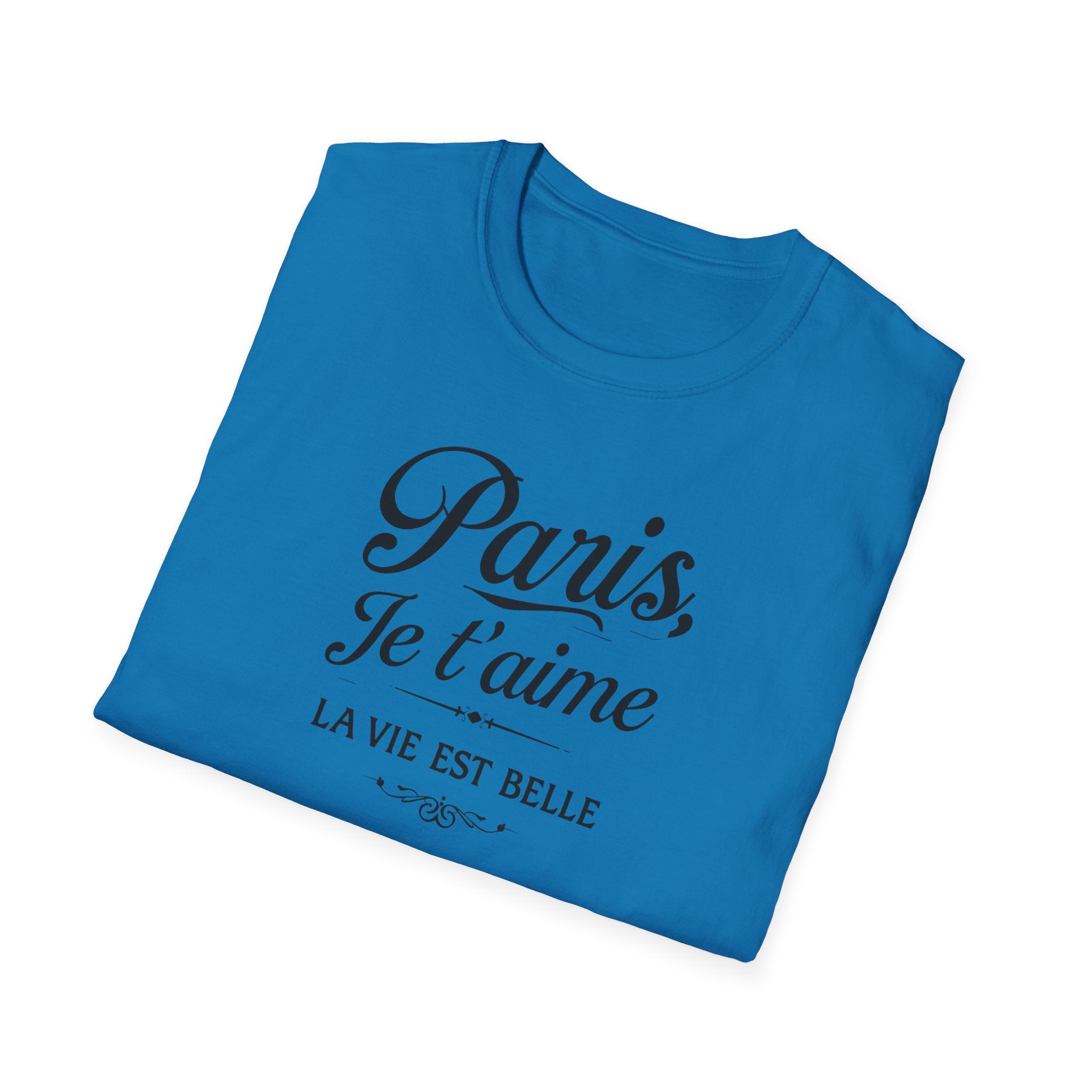 Paris Je t'aime T-Shirt | La Vie Est Belle Parisian Script